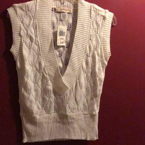 Younique White Sweater Vest